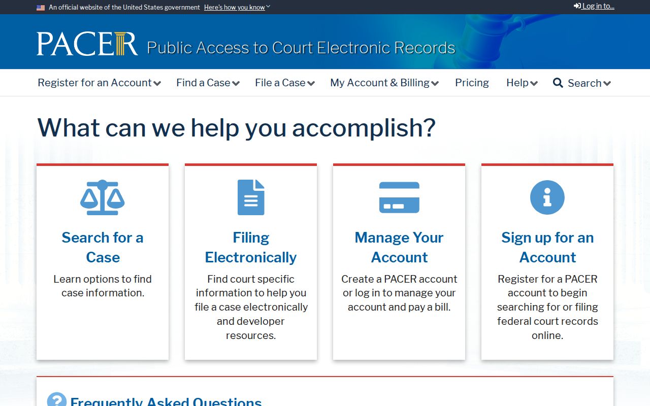 Collier County criminal court cases in the federal PACER system
