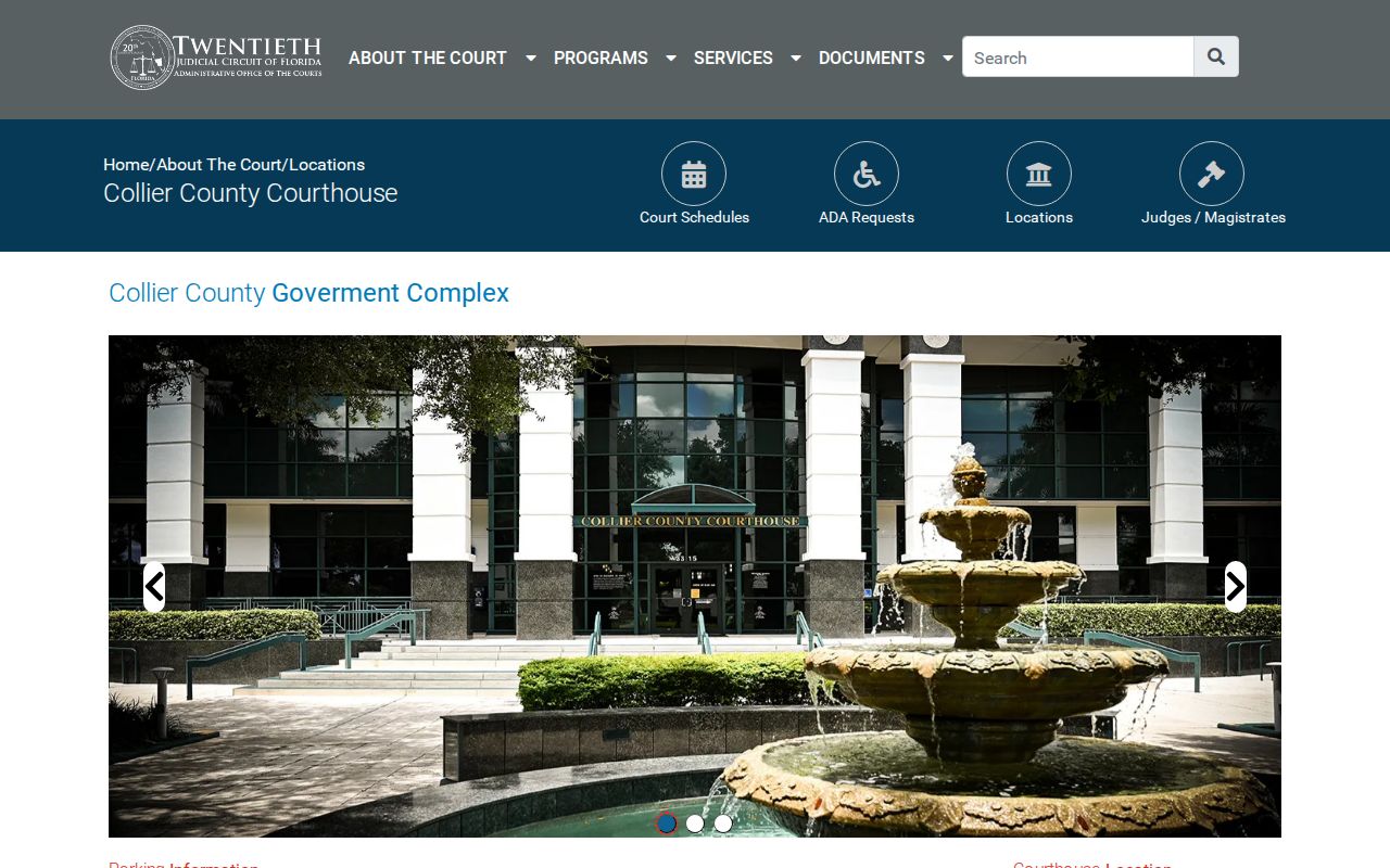 Collier County criminal records courthouse