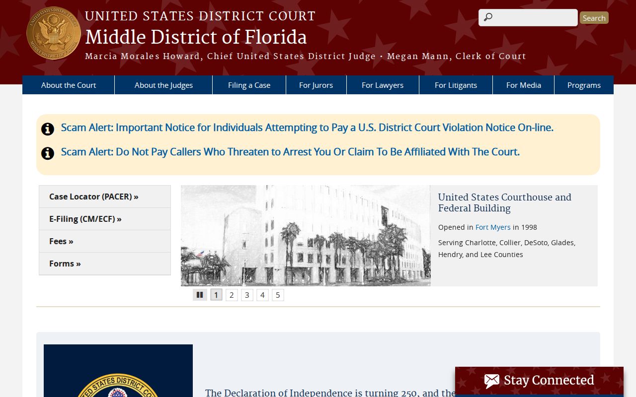 Collier County criminal records Middle District of Florida